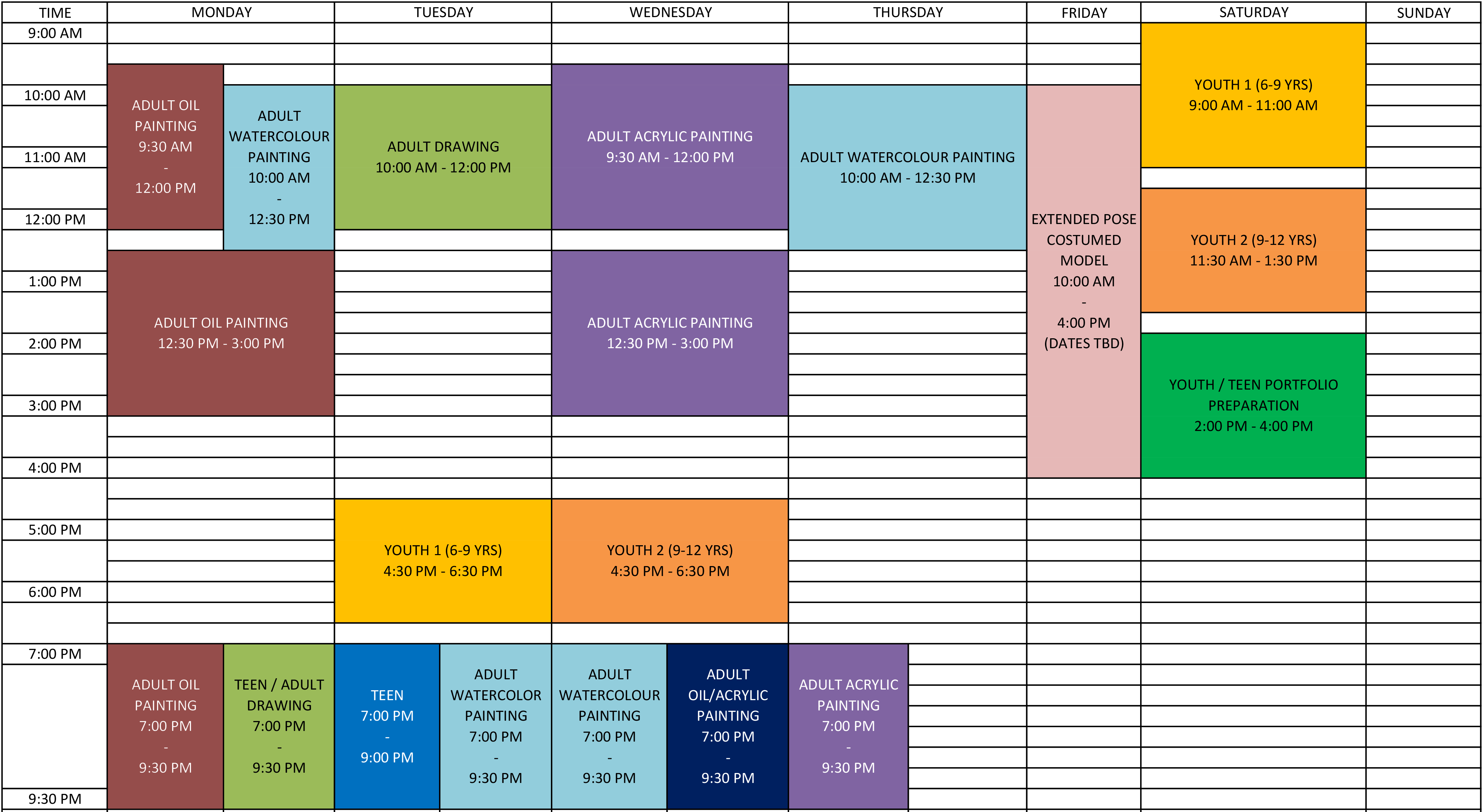 class-schedule-2022-aug-29